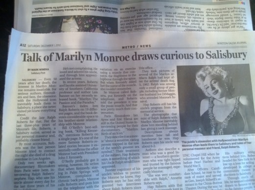 Ralph Roberts & Marilyn Monroe & Ian Ayres