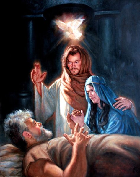 Altar piece at St. Joseph's