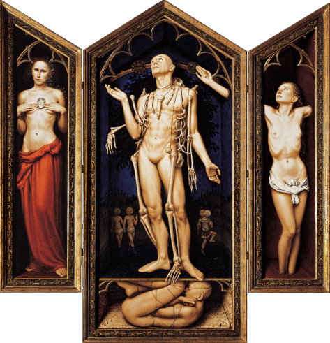 " Arbor Vitae" Oil / board Triptych: 160 x 126 cm 1994