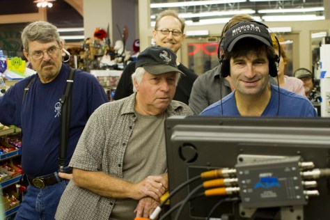 On the set of "Freaky Deaky" 