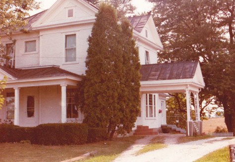 The Winslows' house (Jimmy's open window at top, far left)
