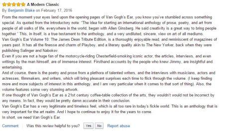 VGE 10 (James Dean Tribute) review by Benjamin Blake