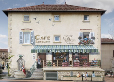 Café Reynaud mur ouest