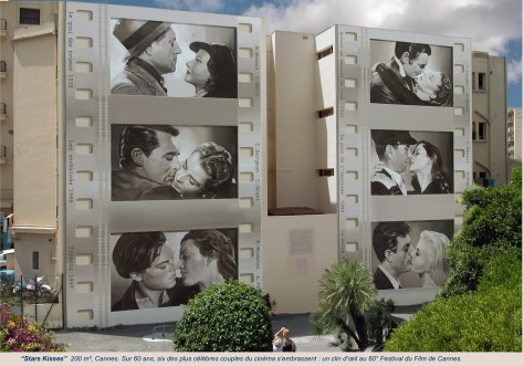 Sras Kisses le ;mur après